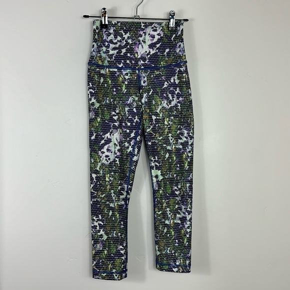 Lululemon Wunder Under Floral Sport Multi Full-On Luxtreme Leggings Pants 4 - Picture 3 of 9